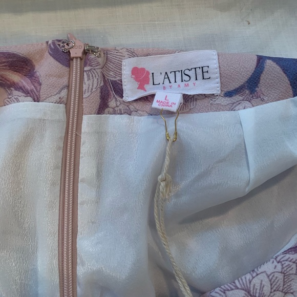 L’Atiste Floral Print Wide Leg Jumpsuit - Picture 4 of 4